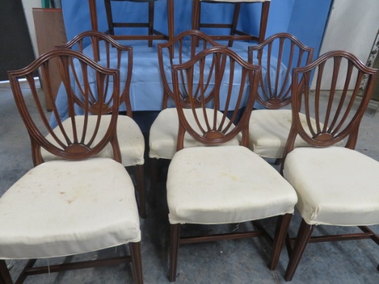 SHIELD BACK DINING CHAIRS