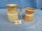 2 PCS. MARKED POTTERY