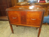 SMALL INLAID SERVER BY REINHARDT FURNITURE PA