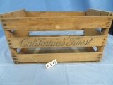 CALIFORNIA FRUIT CRATE