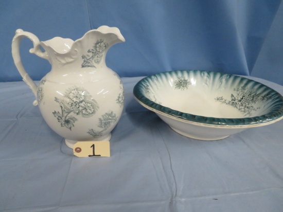 SMITH PHILLIPS BOWL & PITCHER SET