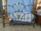 ORNATE WROUGHT IRON KING SIZE BED
