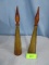 PAIR OF ART VASES  22