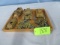 OLD ARMY TOYS - ALL PLASTIC EXCEPT FOR 1 METAL AND TOY ARMY SOLDIERS