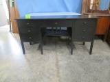 MODERN BLACK DESK W/ 7 DRAWERS