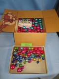 BOX OF OLD CHRISTMAS ORNAMENTS