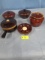 MCCOY BROWNWARE POTTERY COOK SET