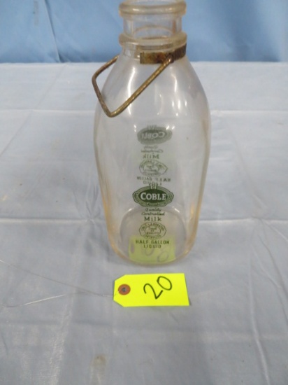 COBLE 1/2 GALLON MILK JUG