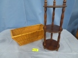 SMALL 3 TIER STAND & BASKET