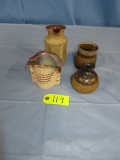 MISC. POTTERY PCS. HANDMADE