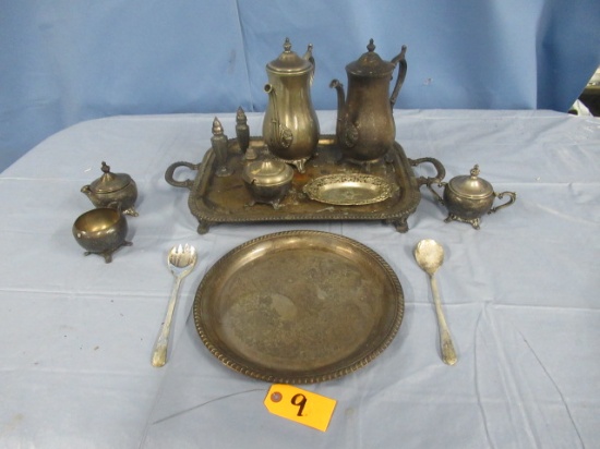 WILLIAM ROGERS SILVER PLATED TEA SET