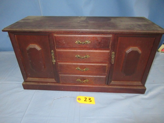 LARGE JEWELRY BOX  24  X 9 X 12