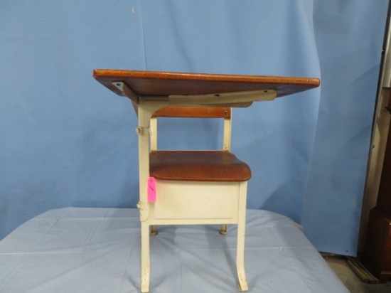 VINTAGE SCHOOL DESK