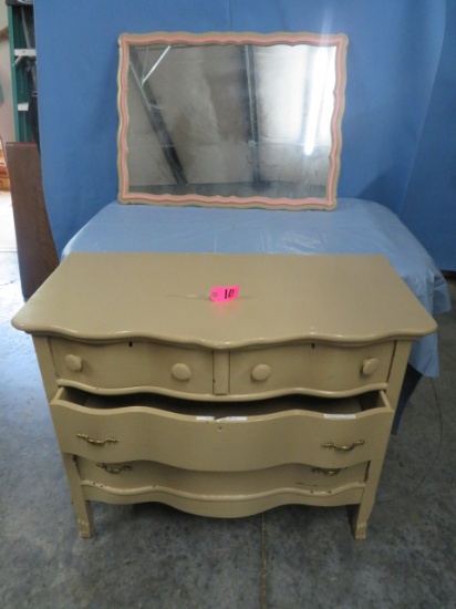 DRESSER W/ MIRROR  36 X 21 X 42