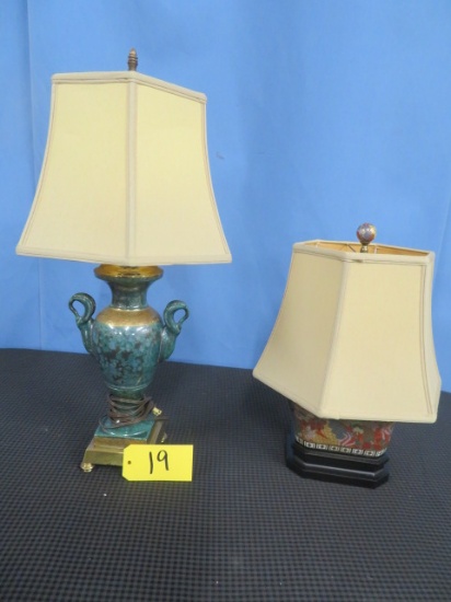 2 ORIENTAL TABLE LAMPS