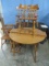 ROUND KITCHEN TABLE & 6 CHAIRS