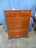 5 DRAWER CHEST OF DRAWERS  47 X 19 X 36