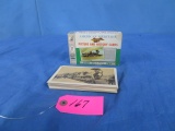 BOX OF PICTURE HISTORY CARDS OF RAILROADS