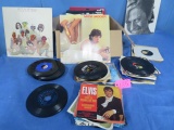 LARGE LOT OF 45 & 33 RECORDS