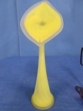 YELLOW GLASS  PC MADE IN FLORENCE ITALY