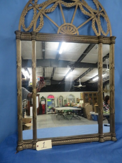 ornate mirror 31 x 52