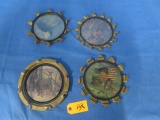 4 PC. PRINTS FRAMED IN PLANTER PLATES FOR GEAR DISTRIBUTING