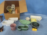 BOX OF MISC. USA PLANTERS AND 1 HULL PLANTER