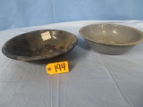 2 AGGATEWARE PANS