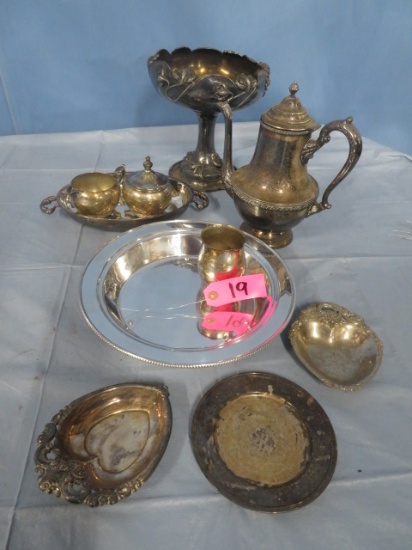 MISC. LOT OF SILVER PLATED ITEMS