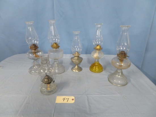 6 PCS. OIL LAMPS