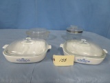 ASSORTMENT OF PYREX AND CORNINGWARE