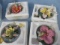 4- BRADLEY EXCHANGE HUMMINGBIRD PLATES