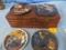 8 PCS.- NORMAN ROCKWELL- COLLECTOR PLATES NEW IN BOX