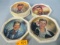 4 FRANKLIN MINT FRANK SINATRA COLLECTOR PLATES