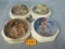 4 BRADFORD EXCHANGE COLLECTOR PLATES- MONDAY THRU THURSDAY CHILDS