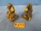 SILVESTRI GOLD BOW BOOKENDS