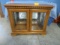 GLASS SHOWCASE CABINET  37 X 14 X 29