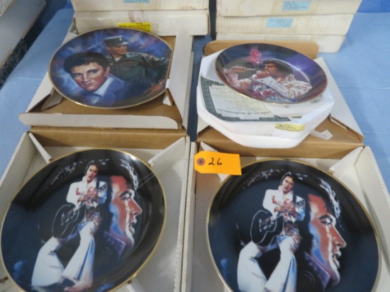 11 BRADLEY EXCHANGE ELVIS PLATES - EARLY YEARS