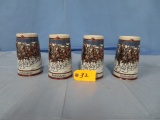 4- BUDWEISER STEINS  1989