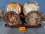 16 COLLECTOR PLATES IN CASE