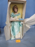 GONE W/ WIND DOLL NEW IN BOX BY DANBURY MINT