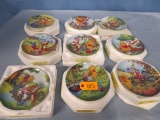 9 WINNIE THE POOH COLLECTOR PLATES