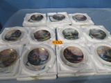 THOMAS KINKADE COLLECTOR PLATES  11 PCS.