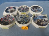 FRANKLIN MINT COLLECTORS PLATES OF WWII