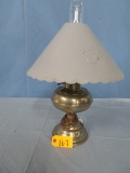 ELECTRIFIED OIL LAMP W/ SHADE