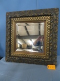 ORNATE FRAMED MIRROR  26 X 26