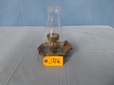 HAND MADE POTTERY OIL LAMP