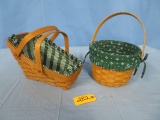 2 LONGABERGER BASKETS