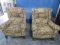 FROM SUPER CLEAN HOME - PAIR OF MODERN RECLINING ACCENT CHAIRS