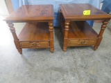 2 HAMMARY END TABLES